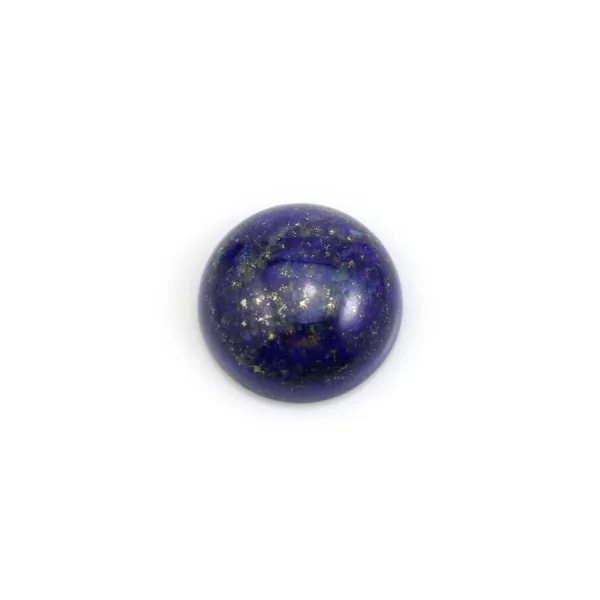 Lápis redondo cabochon lazúli 14mm x 1pc