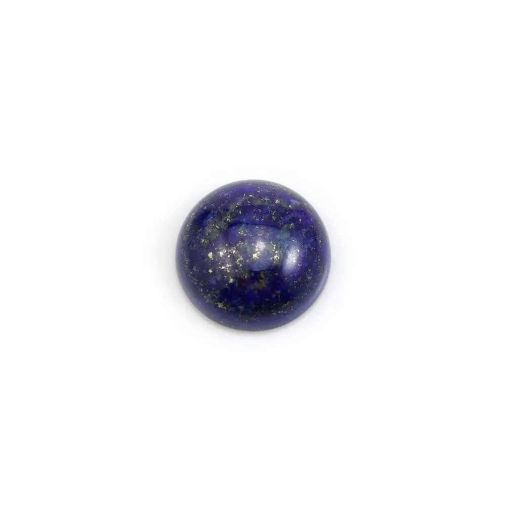 Cabochon lapis-lazuli rond 14mm x 1pc