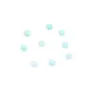 Cabochon de larimar, de forme ronde, 3mm x 1pc