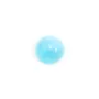 Cabochon de larimar, de forme ronde, 10mm x 1pc