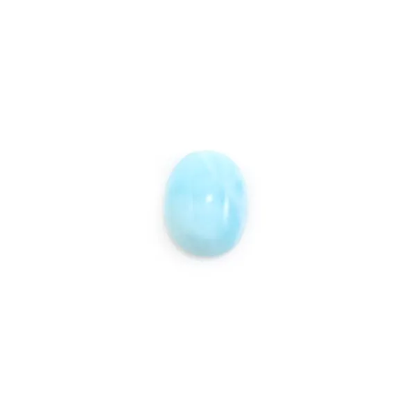 Cabochon de larimar, de forme ovale, 3x5mm x 4pcs