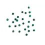 Cabochon malachite round 4mm x 2pcs
