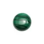 Malachite cabochon, in round shape, measuring 14mm x 1pc