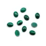 Cabochon malachite oval 8x10mm x 1pc