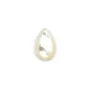 Cabochon goutte 6x9mm Nacre Blanc x 2pcs