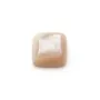 Cabochon de nacre rose, de forme carré, 10mm x 1pc