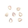 Cabochon goutte mm Nacre rose x 2pcs