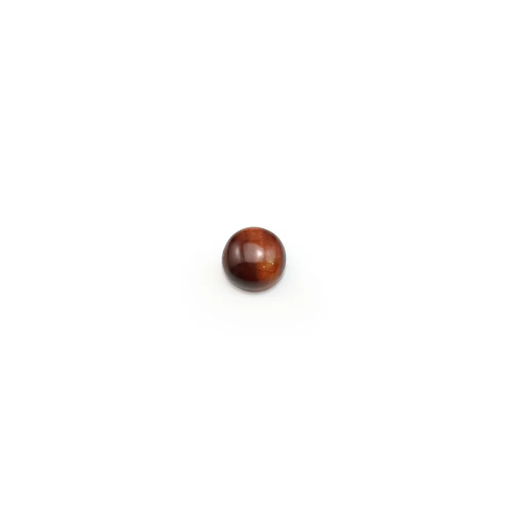 Cabochon oeil de taureau rond 4mm x 4pcs
