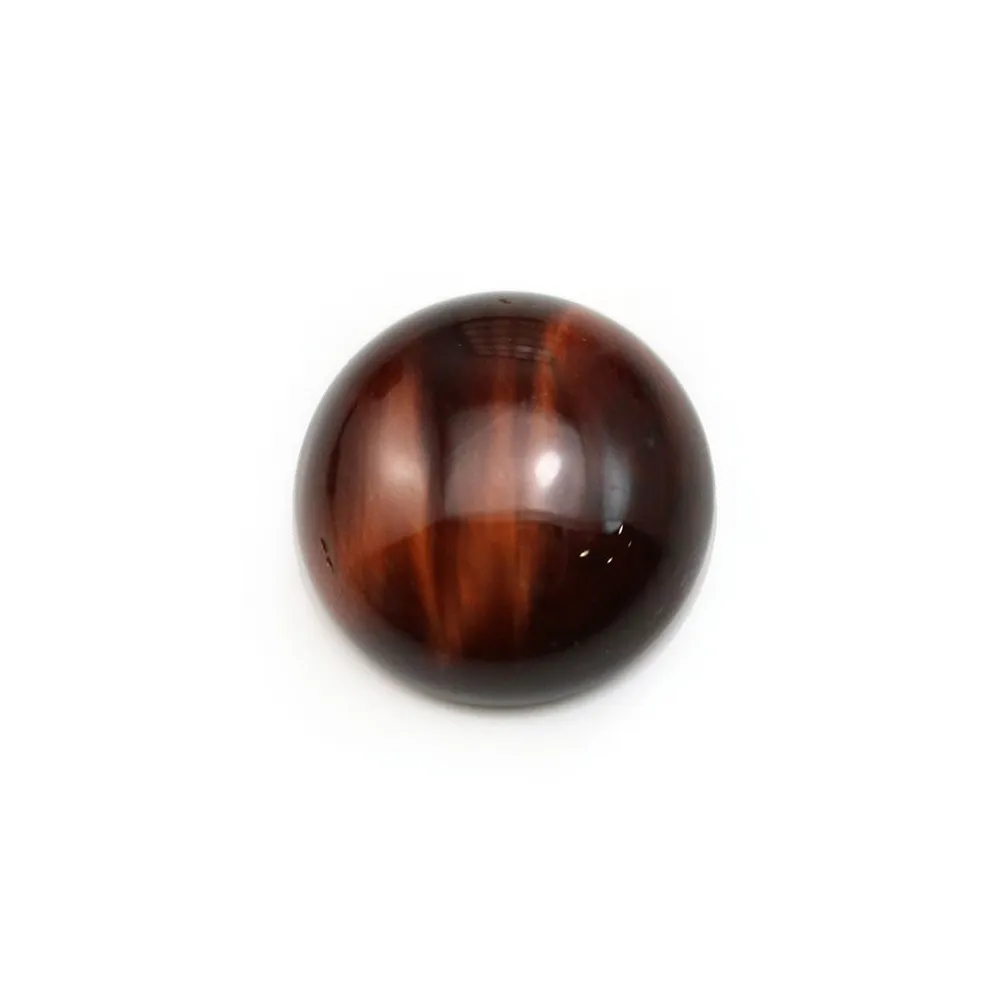 Cabochon oeil de taureau rond 14mm x 2pcs