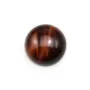 Cabochon oeil de taureau rond 14mm x 2pcs