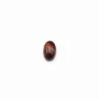 Cabochon oeil de taureau oval 4x6mm x 4pcs