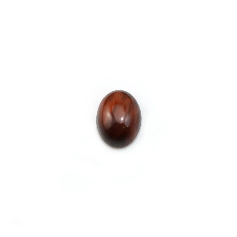 Cabochon oeil de taureau ovale 6x8mm x 4pcs
