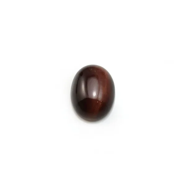 Cabochon oeil de taureau oval 7x9mm x 4pcs