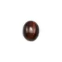 Cabochon oeil de taureau ovale 8x10mm x 4pcs