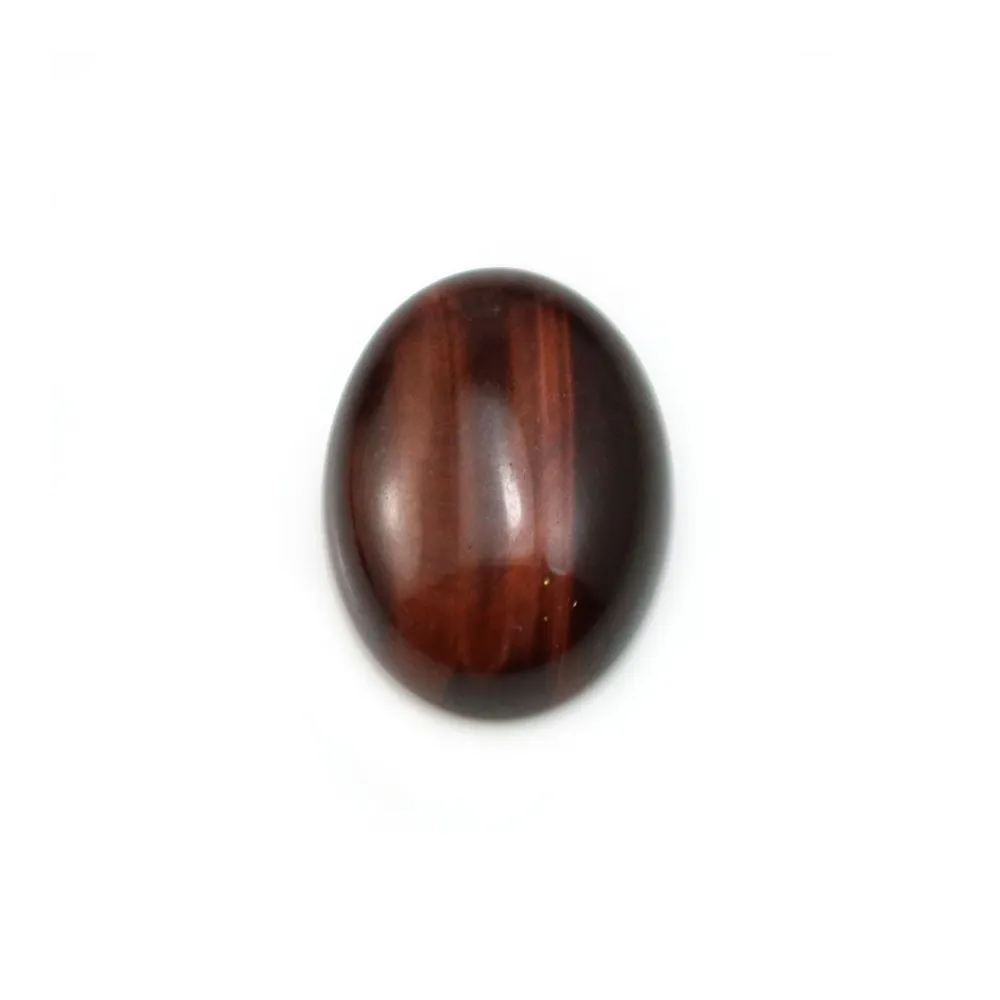 Cabochon oeil de taureau oval 12x16mm x 2pcs