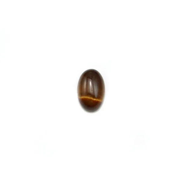Tiger eye cabochon, on oval shaped, 4 * 6mm x 4pcs
