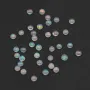 Cabochon d'opale ethiopienne, multicolore, de forme ronde, 2.6mm x 35pcs