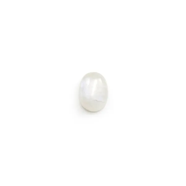 Cabochon Pierre de Lune Ovale 6x8mm x 2pcs
