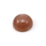 Cabochon pierre de lune rond 10mm x 1pc