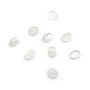 Cabochon Pierre de Lune Oval 8x10mm x 1pc