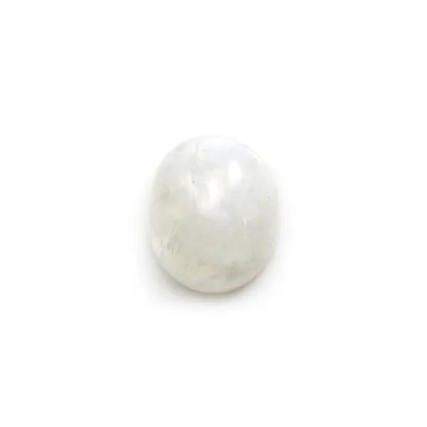 Cabochon pierre de lune, forme ovale 10x12mm x 1pc