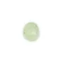 Cabochon prénite,de forme ronde 8x10mm x 1pc