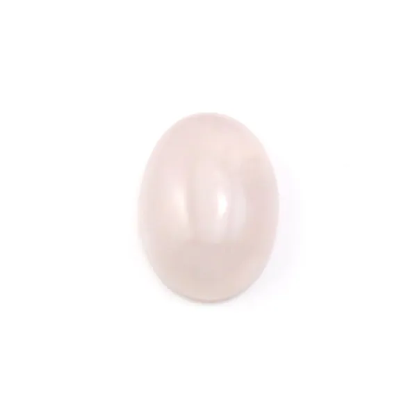 Cabochon Quartz Rose Ovale 10x14mm x 1pc
