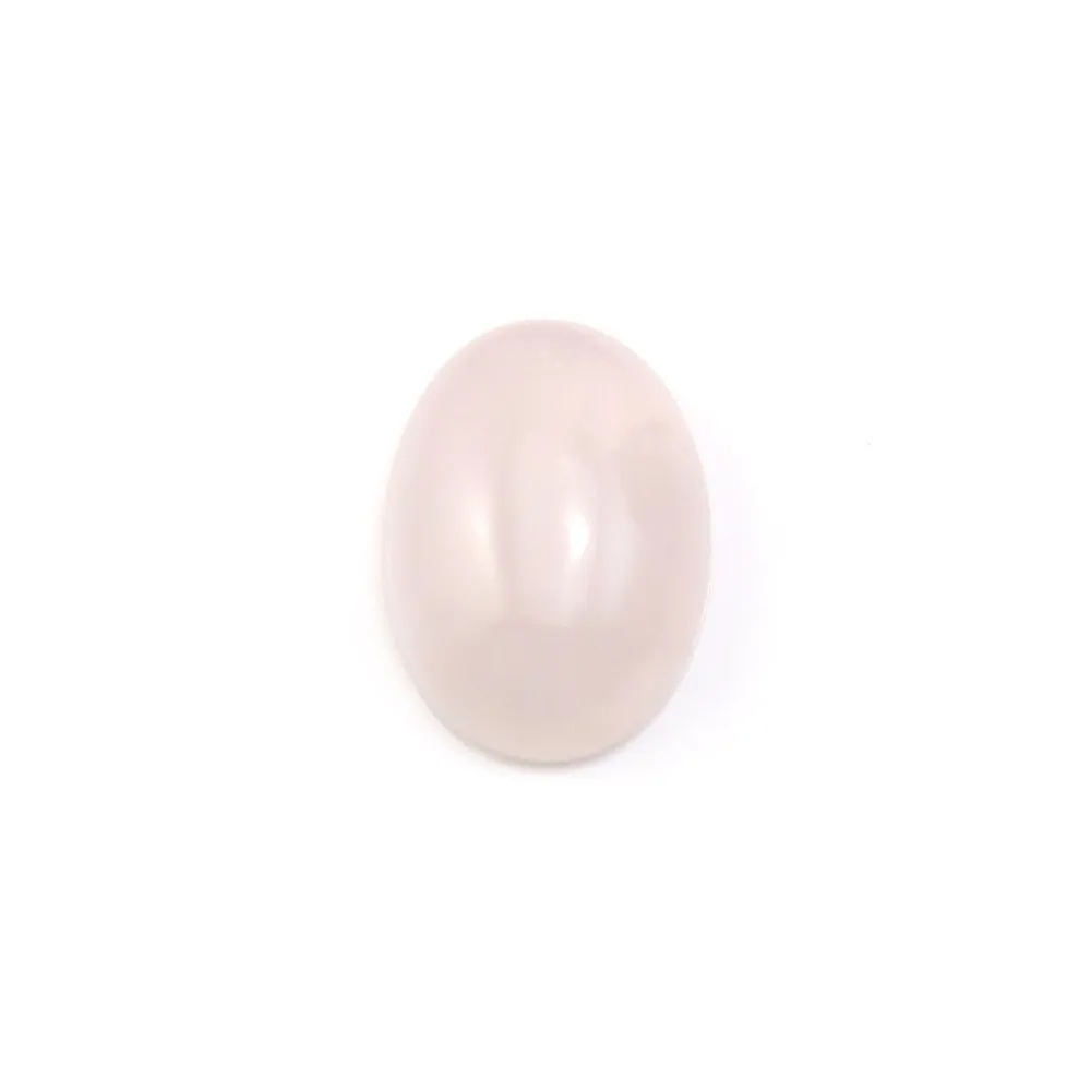 Cabochon Quartz Rose Ovale 10x14mm x 1pc