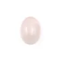 Cabochon Quartz Rose Ovale 10x14mm x 1pc