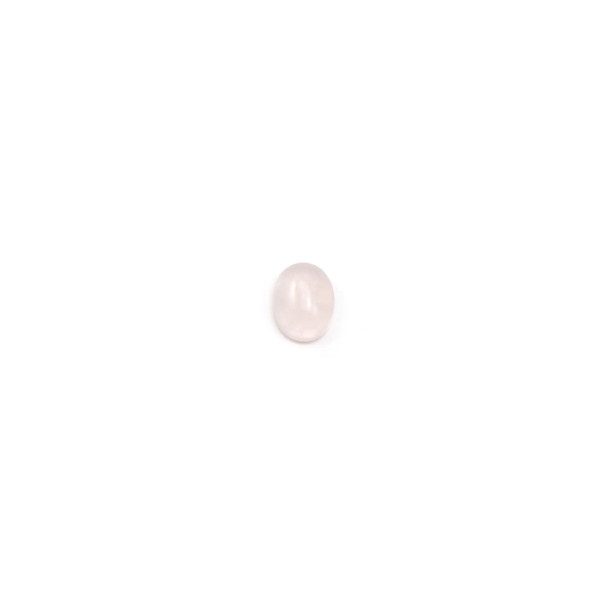 Pierre De Quartz Rose Naturelle En Cabochon Ovale - 9,02 Carats (22,26 Cts Total), Brésil, Non Traitée