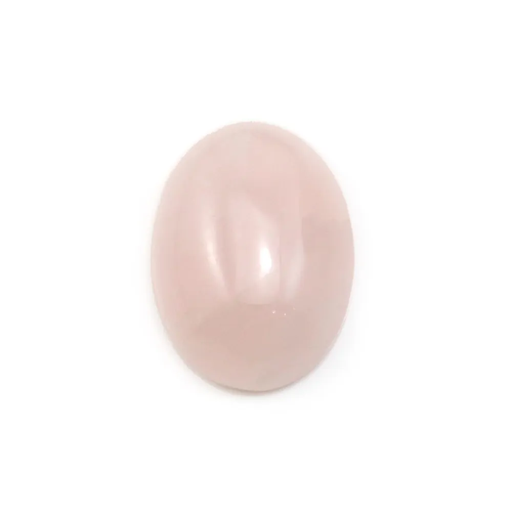 Cabochon Quartz Rose Ovale 13x18mm x 2pcs