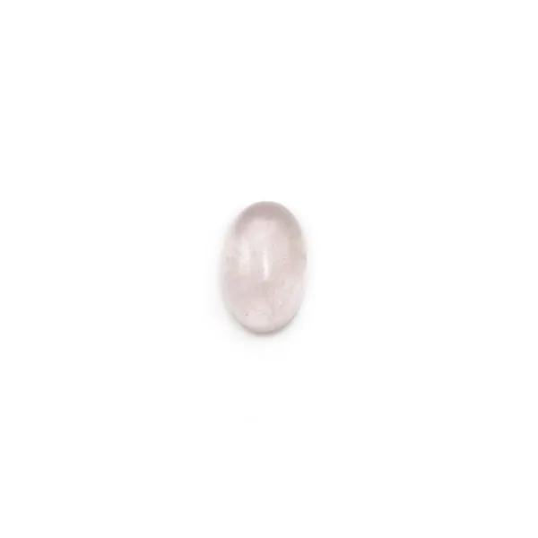 Cabochon of pink quartz, in oval shaped, 4 * 6mm x 4pcs