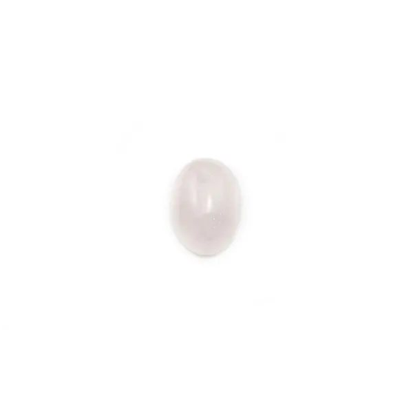 Cabochon of pink quartz, in oval shaped, 5 * 7mm x 4pcs