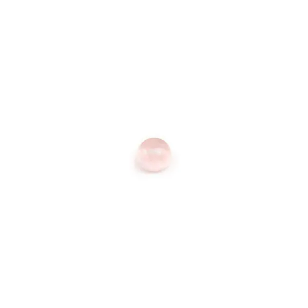 Cabochon Quartz Rose Rond-plat 2mm x 4pcs