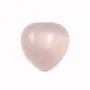 Cabochon de quartz rose, en forme de coeur, 12mm x 4pcs