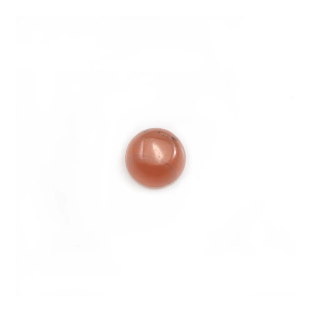 Cabochon de rhodochrosite de forme ronde 6mm x 2pcs