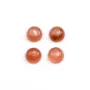 Cabochon de rhodochrosite de forme ronde 6mm x 2pcs