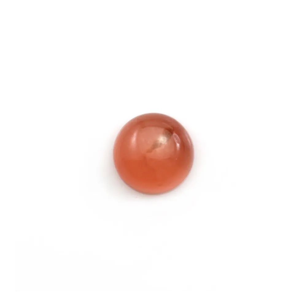 Cabochon de rhodochrosite de forme ronde 8mm x 1pc