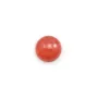 Cabochon de rhodochrosite rose, de forme ronde, et de taille 11mm x 1pc