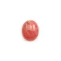Cabochon de rhodochrosite rose, de forme ovale, et de taille 9x11mm x 1pc