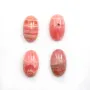 Cabochon de rhodochrosite rose, de forme ovale, et de taille 9x15mm x 1pc