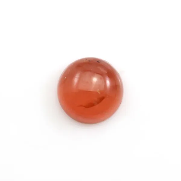 Cabochon de rhodochrosite de forme ronde 10mm x 1pc