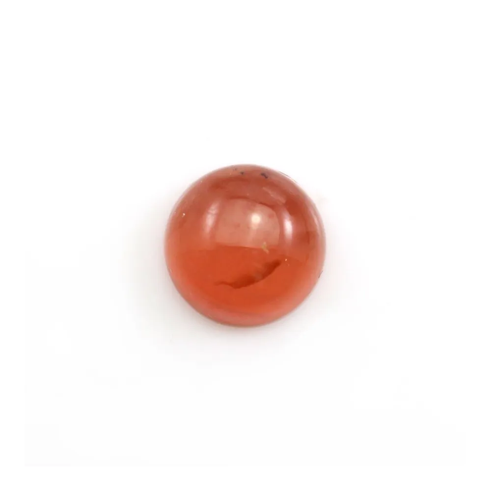 Cabochon de rhodochrosite de forme ronde 10mm x 1pc