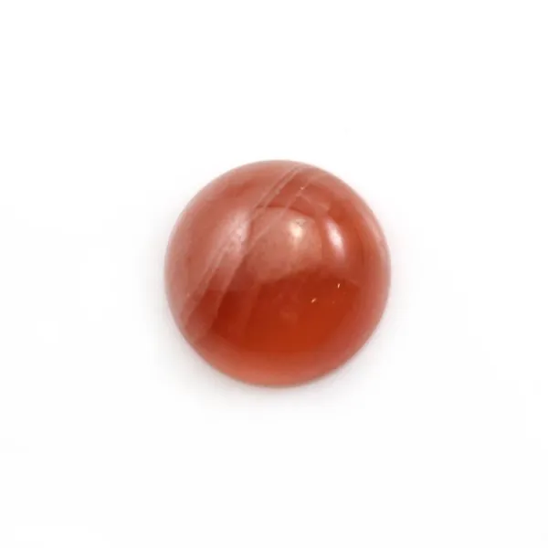Cabochon de rhodochrosite de forme ronde 12mm x 1pc