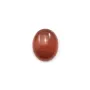 Cabochon de rhodochrosite de forme ovale 12x15mm x 1pc