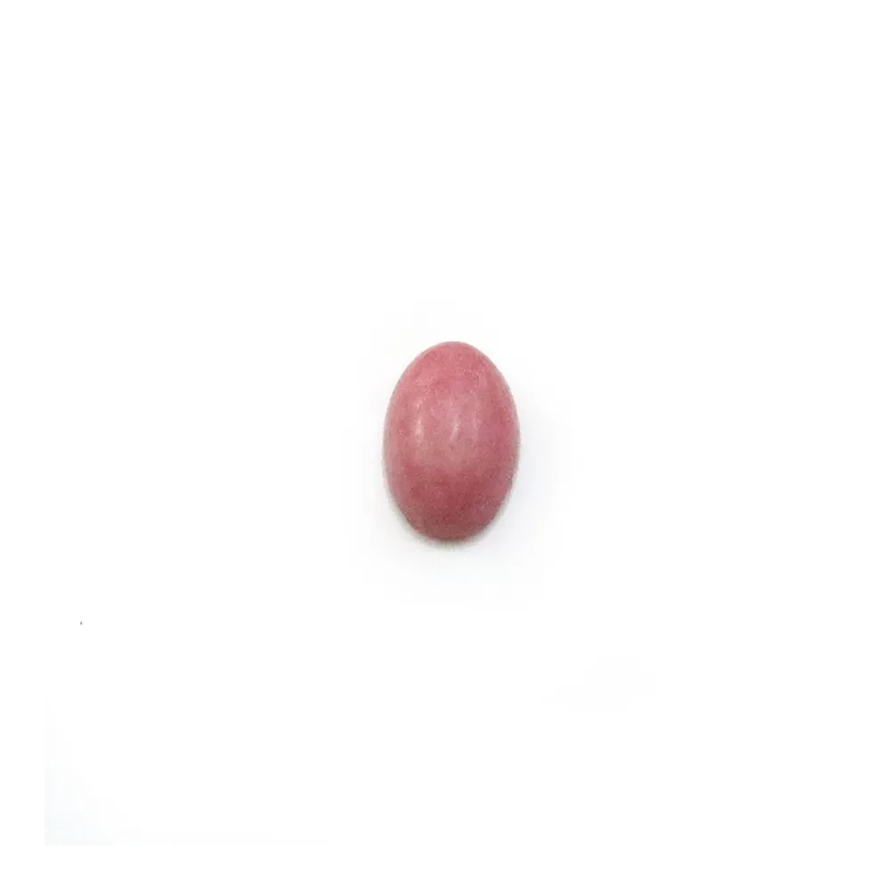Cabochon de rhodonite rose, de forme ovale, et de taille 4x6mm x 6pcs