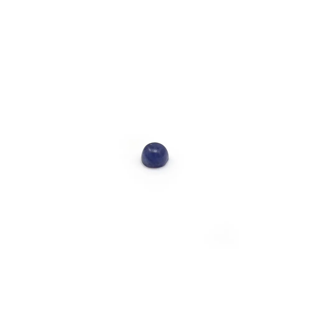 Cabochon de sodalite bleu, de forme ronde, 2mm x 4pcs