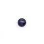 Cabochon de sodalite bleu, de forme ronde, 6mm x 5pcs
