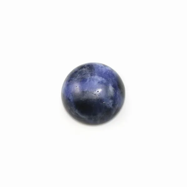 Cabochon Sodalite  rond  10mm x 4pcs