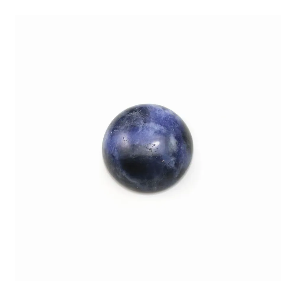 Cabochon Sodalite  rond  10mm x 4pcs